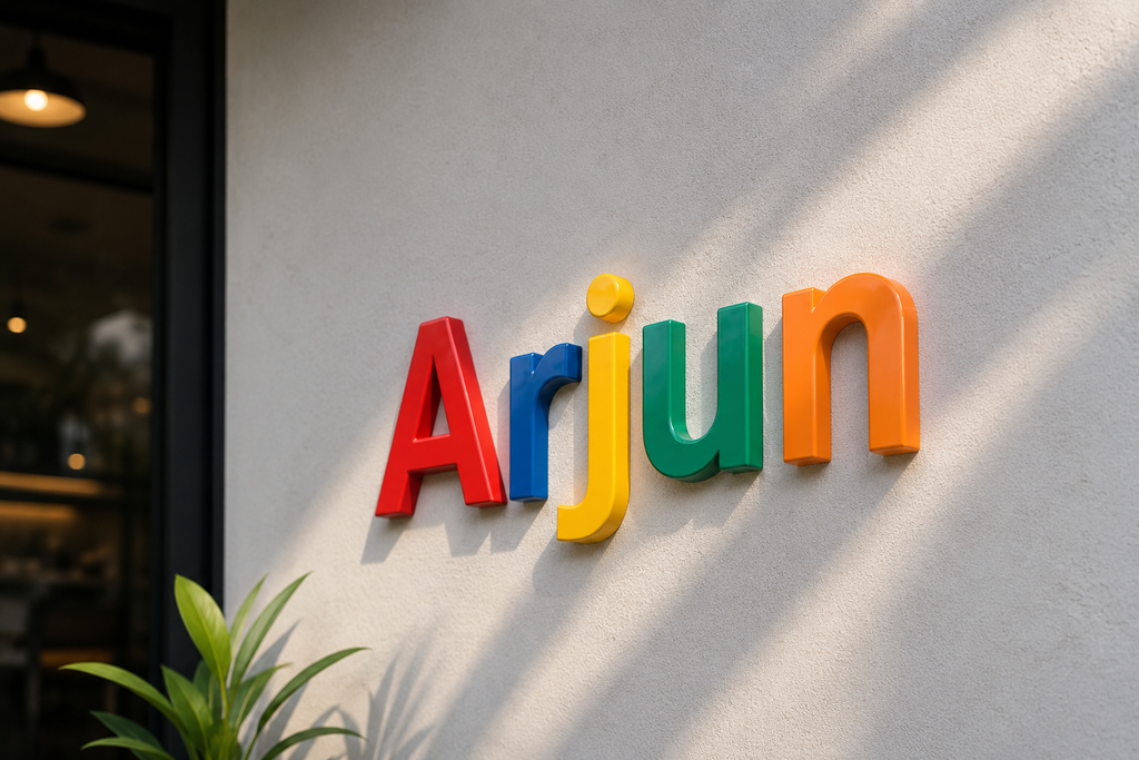 Liquid Letter (Sign Board)