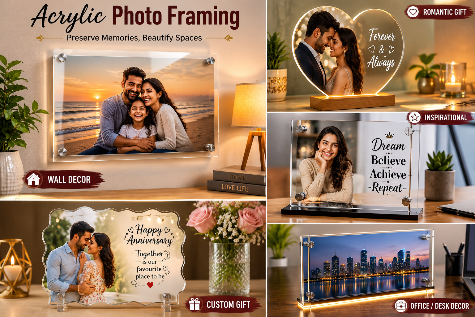 Acrylic Photo Framing