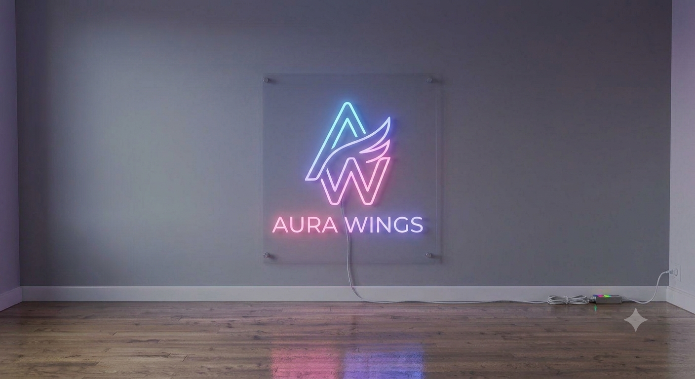 Name + Logo Design (Neon)