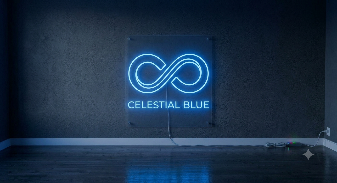 Name + Logo Design (Neon)